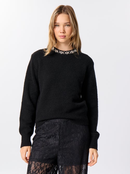 Jersey liso de punto grueso - Kiabi
