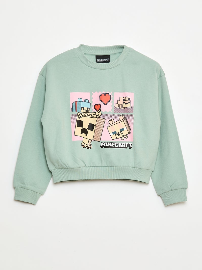 Jersey liso 'Minecraft' Verde - Kiabi