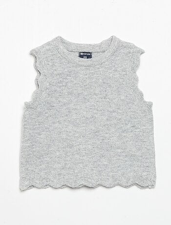 Jersey liso sin mangas