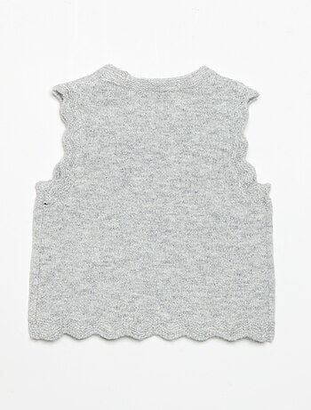 Jersey liso sin mangas