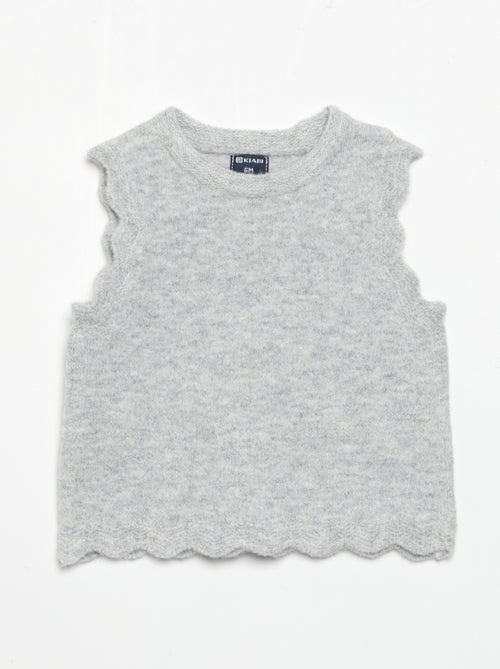 Jersey liso sin mangas - Kiabi