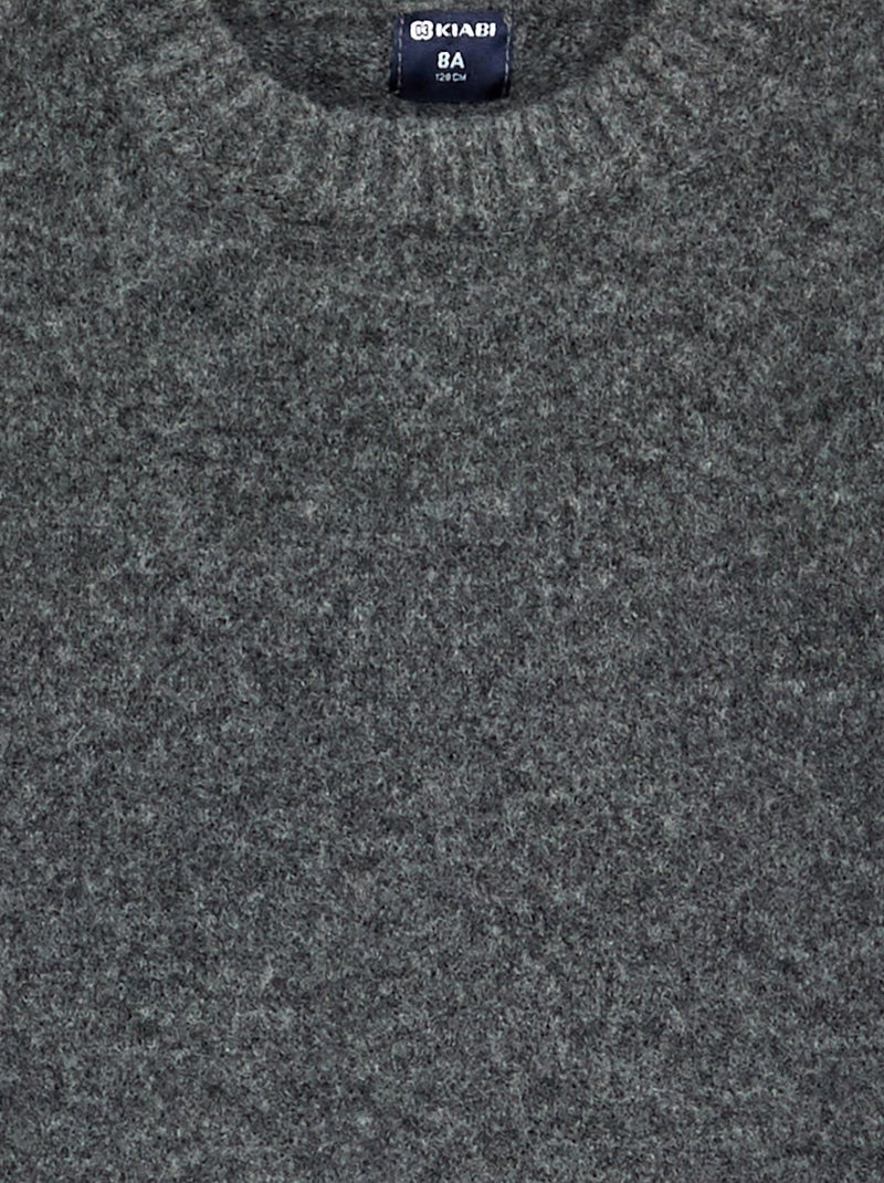 Jersey liso sin mangas Gris - Kiabi