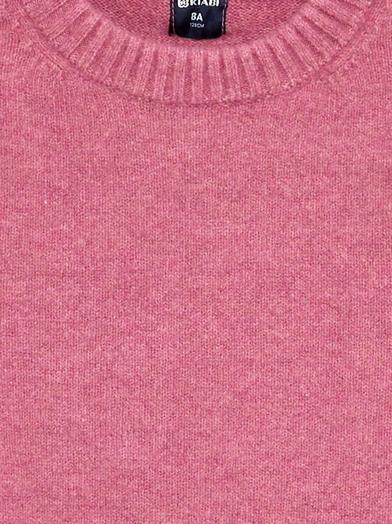 Jersey liso sin mangas Rosa - Kiabi
