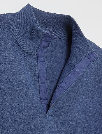 Jersey marinero con cremallera en el cuello - Fácil de Poner