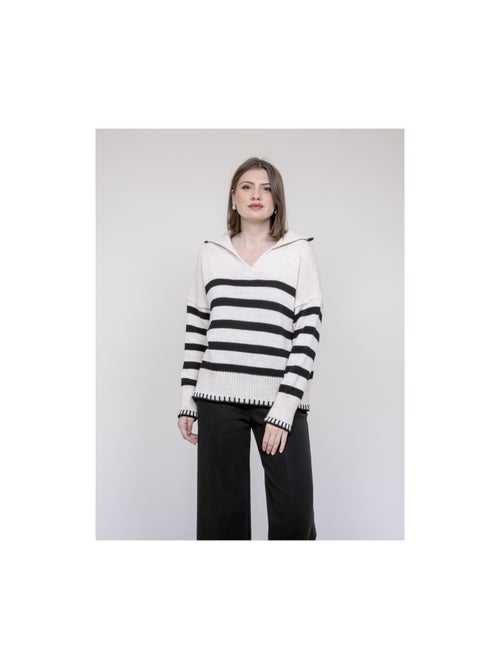 Jersey marinero estilo polo KOVANE - Kiabi