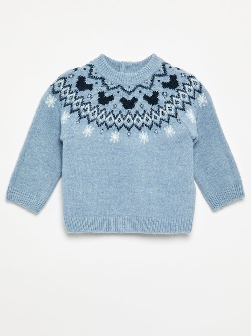 Jersey 'Mickey' 'Disney' de cuello redondo - Kiabi