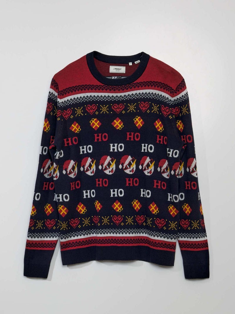 Jersey navideño AZUL - Kiabi