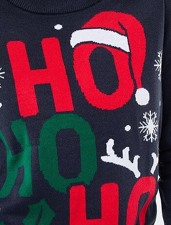 Jersey navideño con diseño jacquard