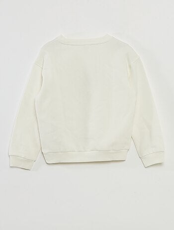 Jersey navideño con estampado de algodón