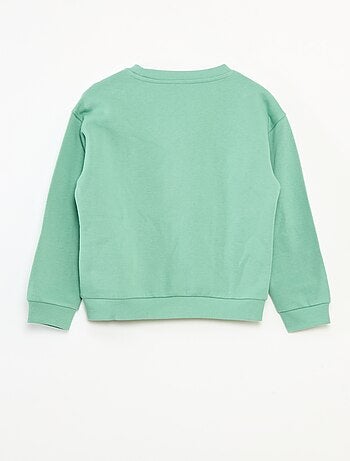 Jersey navideño con estampado de algodón