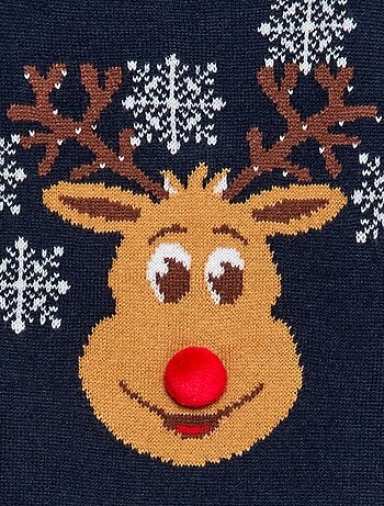 Jersey navideño de cuello redondo