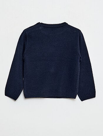 Jersey navideño de cuello redondo