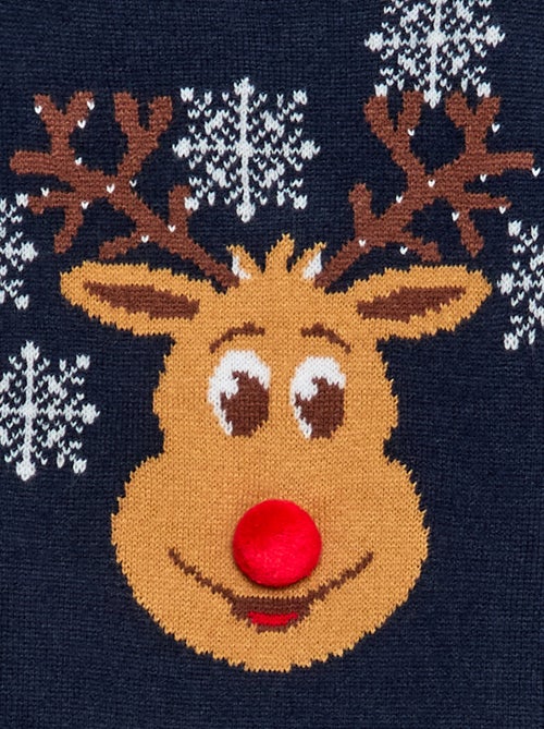 Jersey navideño de cuello redondo - Kiabi