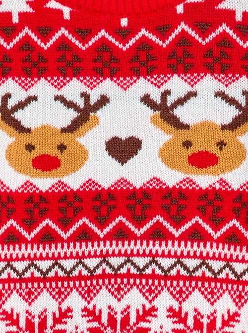 Jersey navideño de cuello redondo - Kiabi