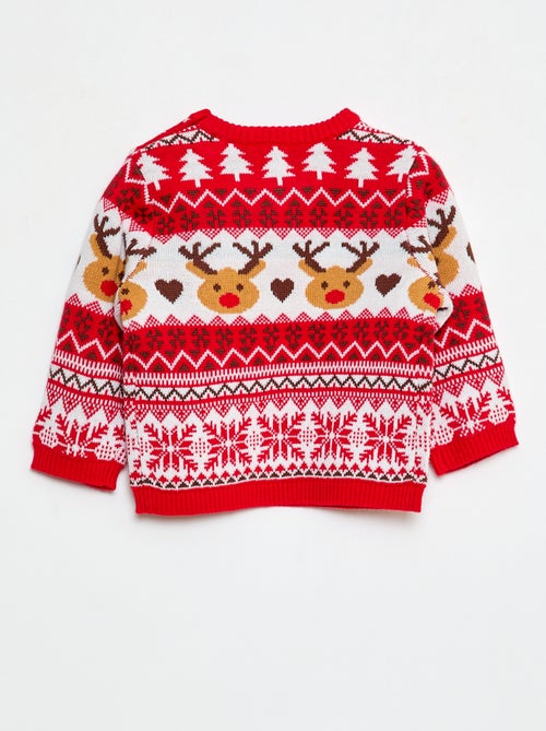 Jersey navideño de cuello redondo - Kiabi