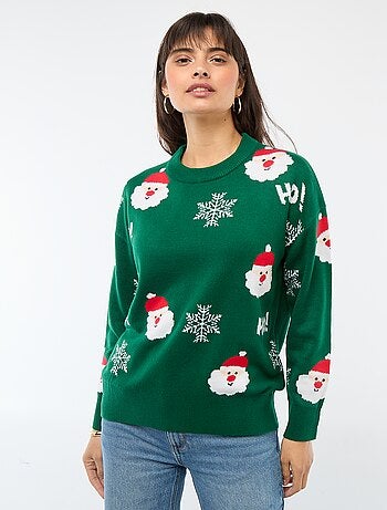 Jersey navideño de jacquard