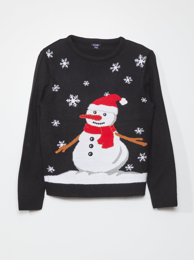 Jersey navideño de 'muñeco de nieve' AZUL - Kiabi