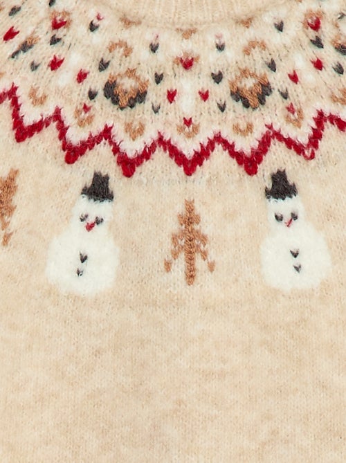 Jersey navideño de punto - Kiabi