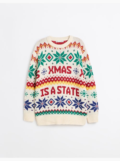Jersey navideño de punto, mo fashion - Kiabi Jersey navideño de punto, mo fashion - Kiabi