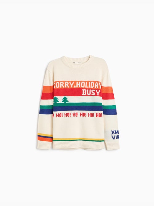 Jersey navideño de punto, mo fashion - Kiabi