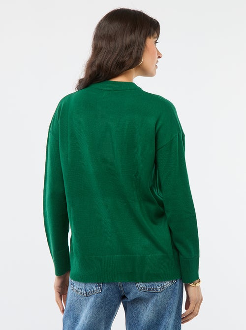 Jersey navideño estampado perro - Kiabi