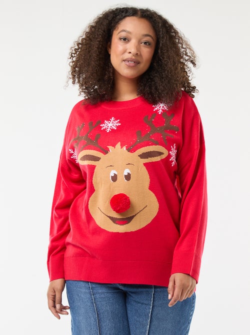 Jersey navideño estampado 'reno' - Kiabi