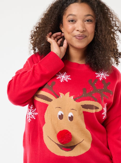 Jersey navideño estampado 'reno' - Kiabi