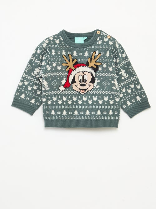 Jersey navideño jacquard 'Disney' 'Mickey' - Kiabi