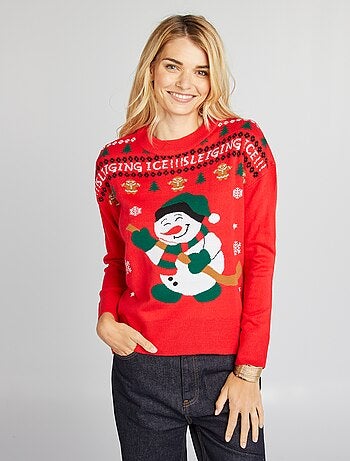 Jersey navideño muñeco de nieve