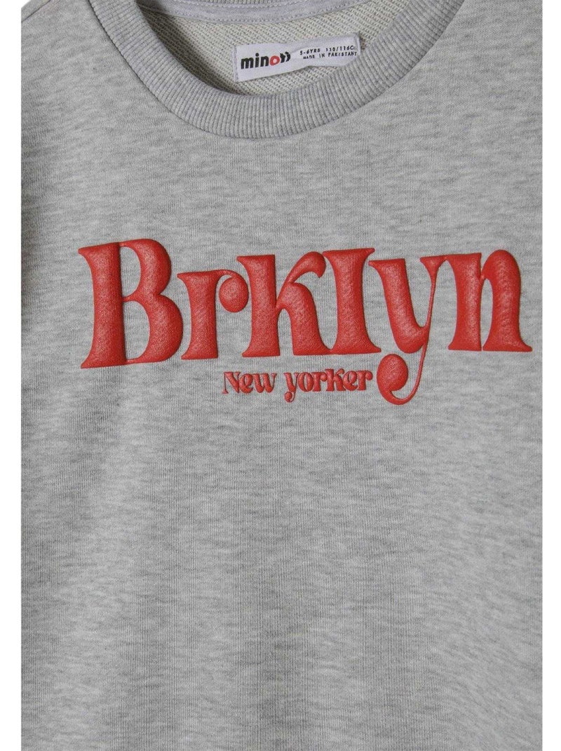 Jersey niños - minoti Gris - Kiabi