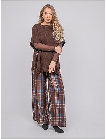 Jersey oversize de manga corta de punto grueso kireve