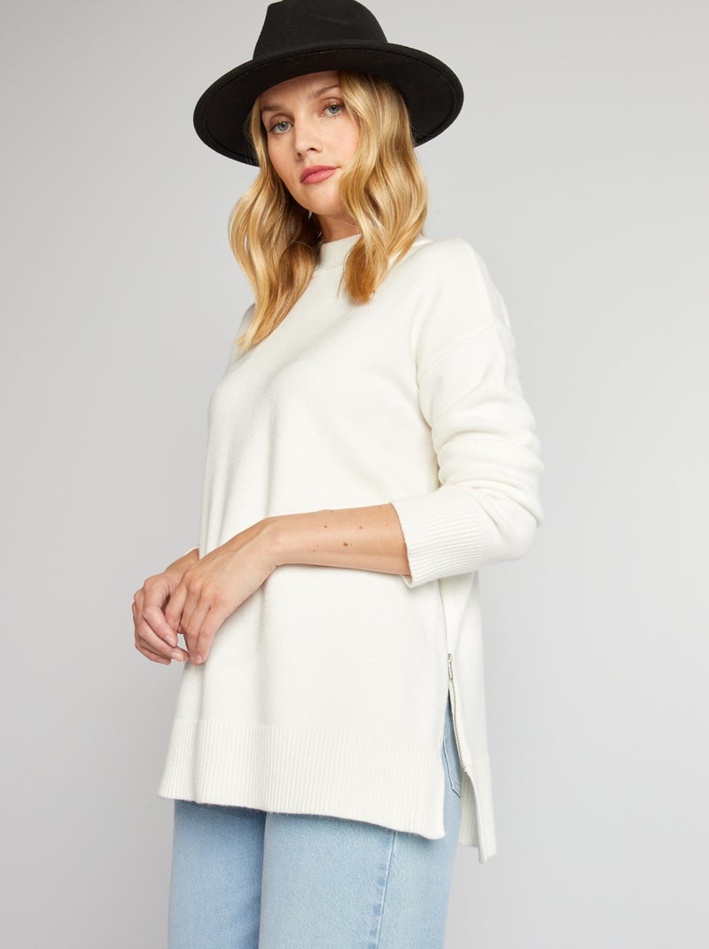 Jersey oversize marinero premamá BLANCO - Kiabi