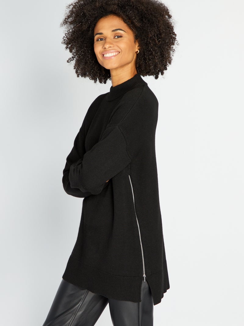 Jersey oversize marinero premamá NEGRO - Kiabi