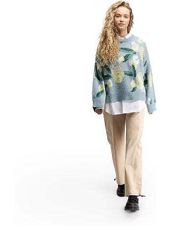 Jersey oversize punto mujer mujer mainau-w