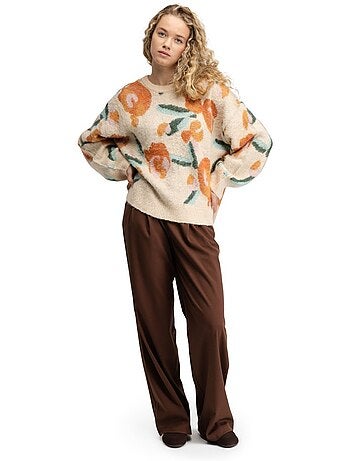 Jersey oversize punto mujer mujer mainau-w sand