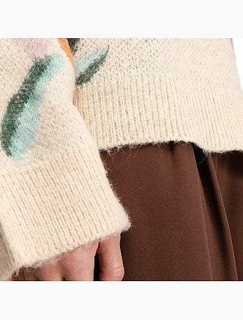 Jersey oversize punto mujer mujer mainau-w sand