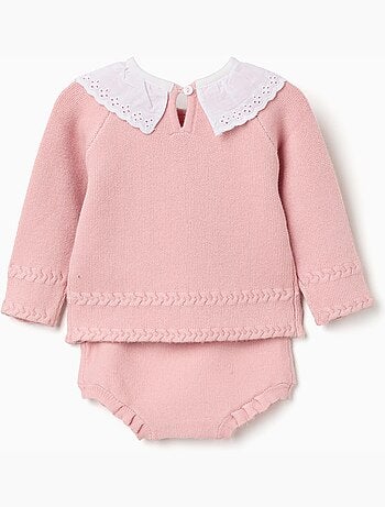 Jersey + pantalón corto de punto