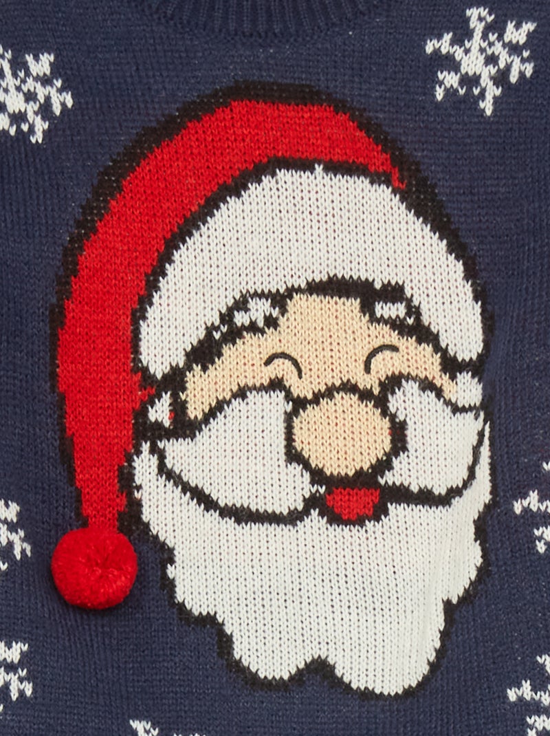 Jersey 'Papá Noel' Azul - Kiabi