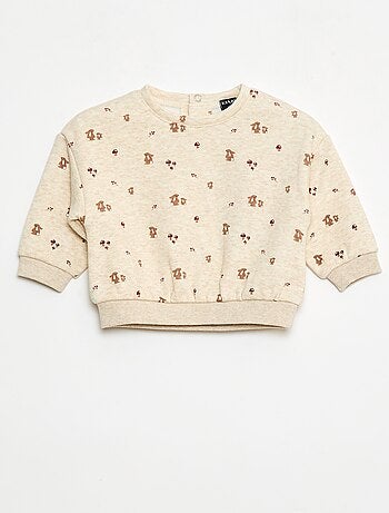 Jersey polar con estampado