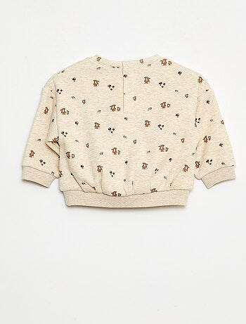 Jersey polar con estampado
