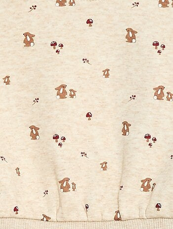 Jersey polar con estampado