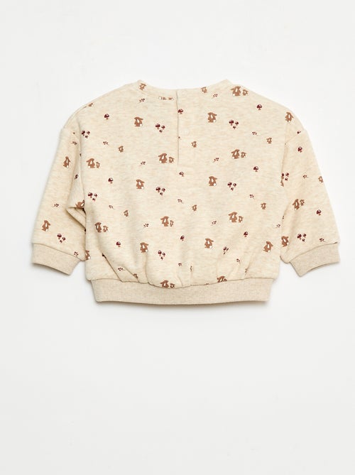 Jersey polar con estampado - Kiabi