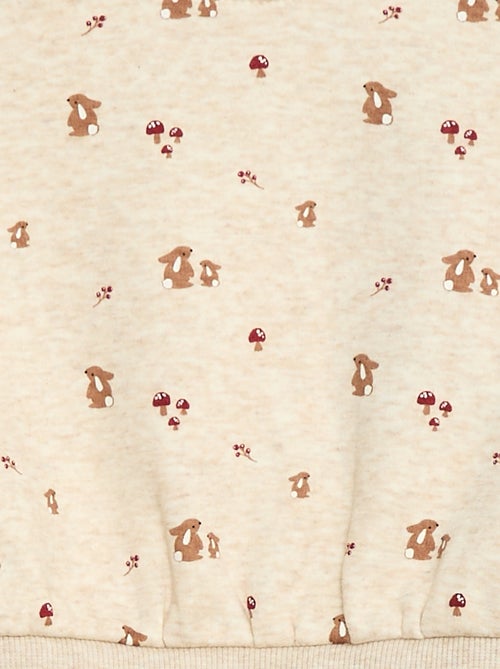 Jersey polar con estampado - Kiabi