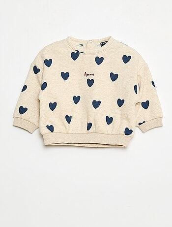 Jersey polar con estampado