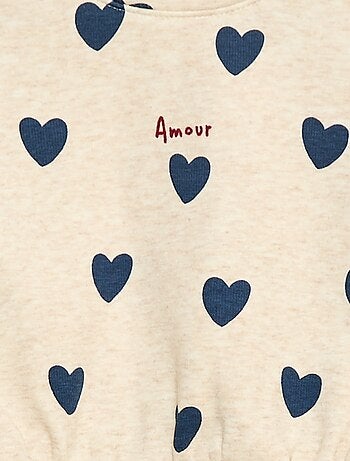 Jersey polar con estampado