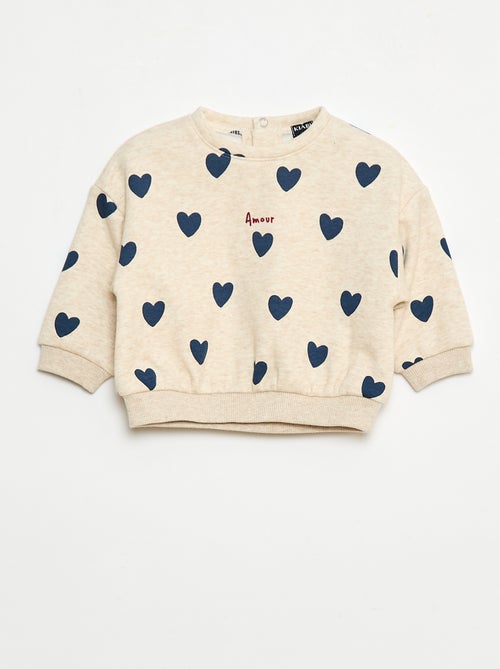 Jersey polar con estampado - Kiabi