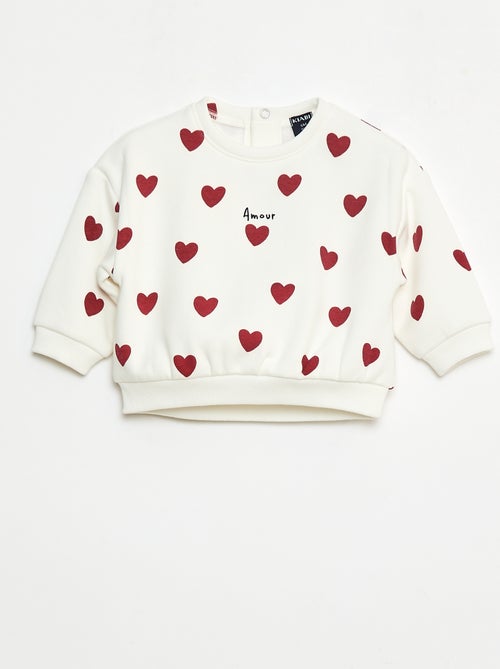 Jersey polar con estampado - Kiabi