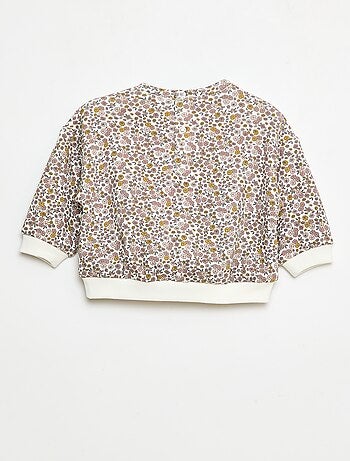 Jersey polar con estampado