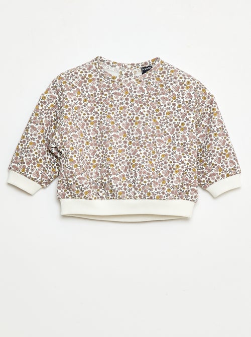Jersey polar con estampado - Kiabi
