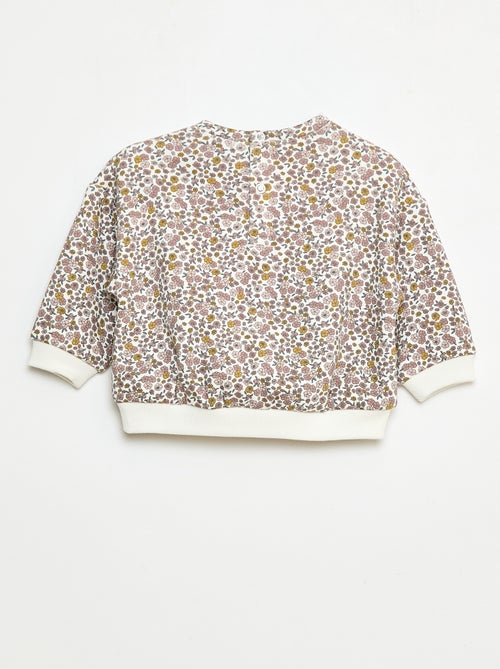 Jersey polar con estampado - Kiabi